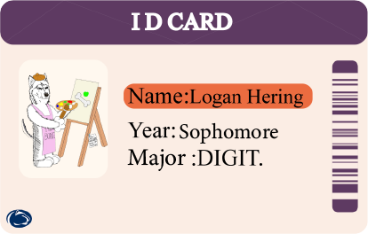 Logan's ID card 